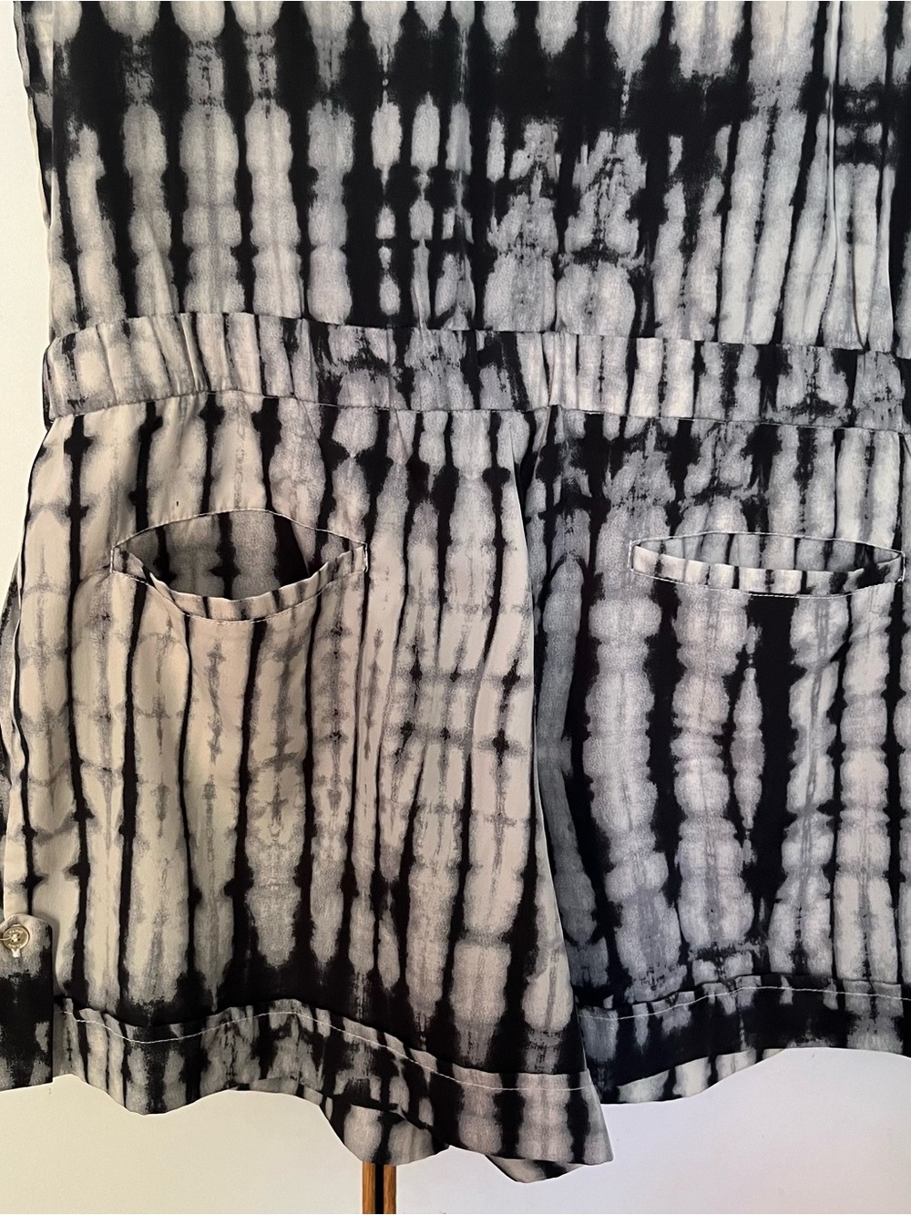 Farm Rio Tie Dye Snake Skin Pattern Romper - Picture 11 of 15